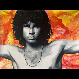 Jim Morrison of The Doors by Ocean Clark Art